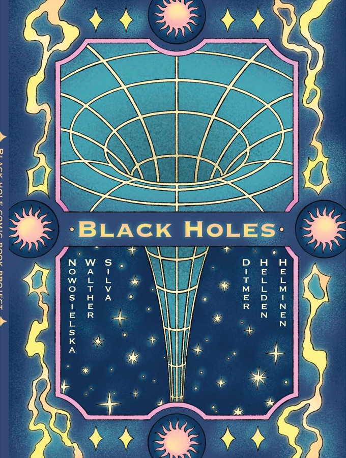 Black Holes comic book cover, art by Wania Nowosielska